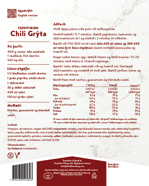 Chili Grýta