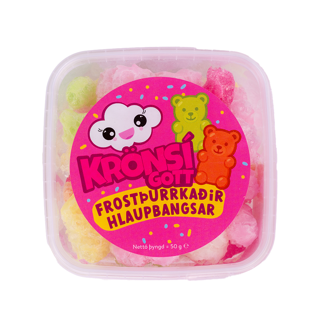 Frostþurrkaðir Hlaupbangsar